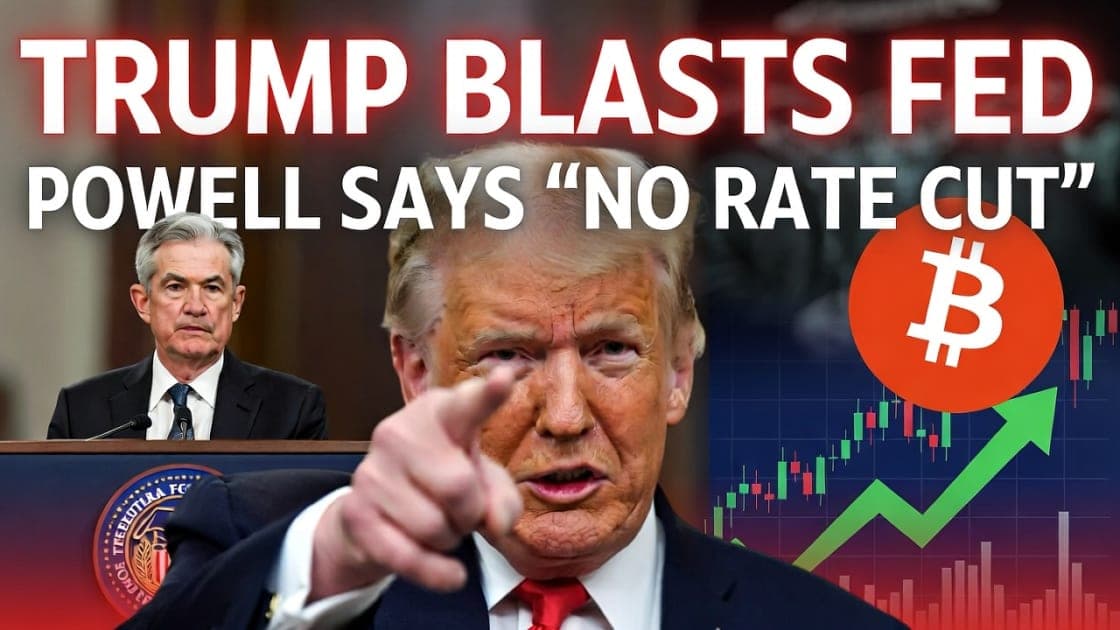 Trump Slams Fed's Powell Over Rate Hold: Tariffs Demand Lowest Global Rates Now