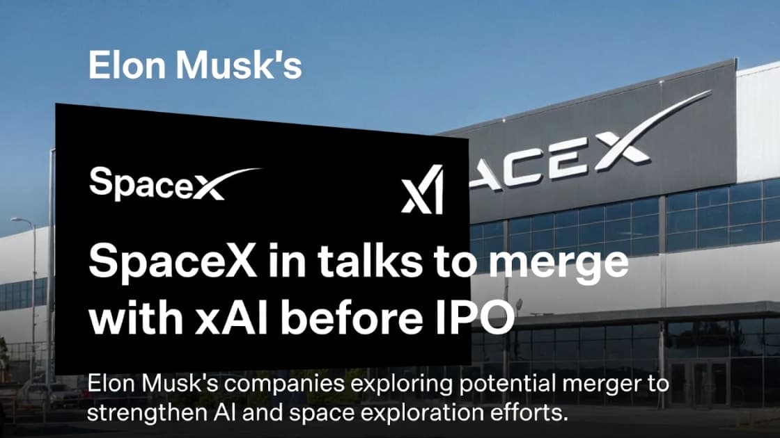 Elon Musk's SpaceX in Talks to Merge with xAI Ahead of IPO