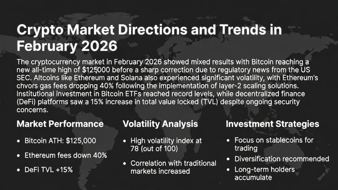 Crypto Market Directions and Trends in February 2026