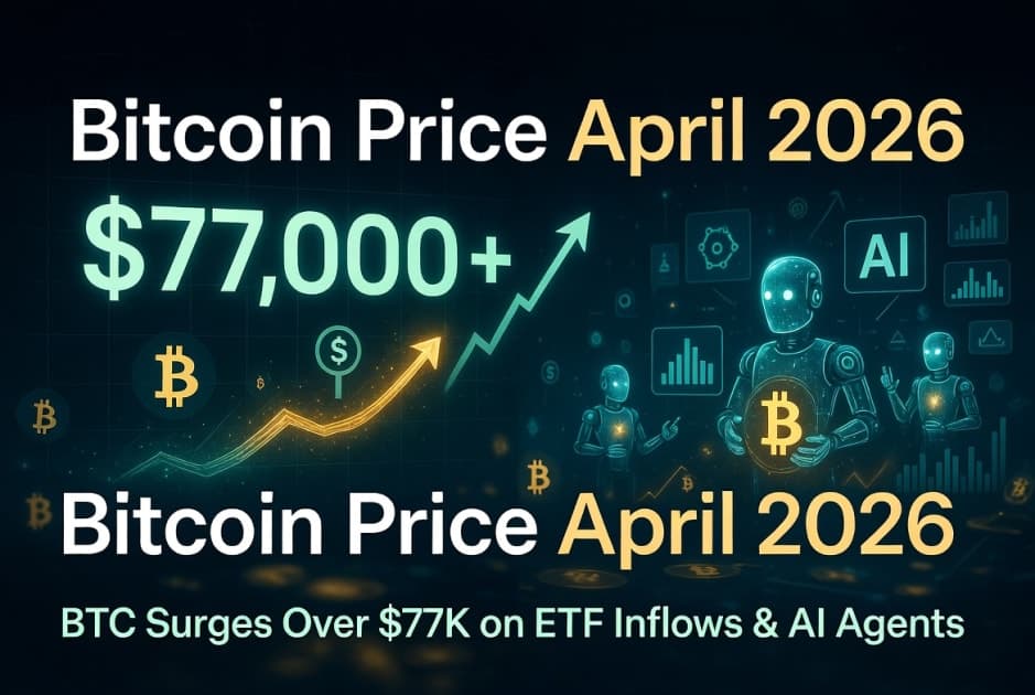 Bitcoin Price Surges Past $77,000 in April 2026: ETF Inflows, Ceasefire Boost & AI Agents Drive Momentum