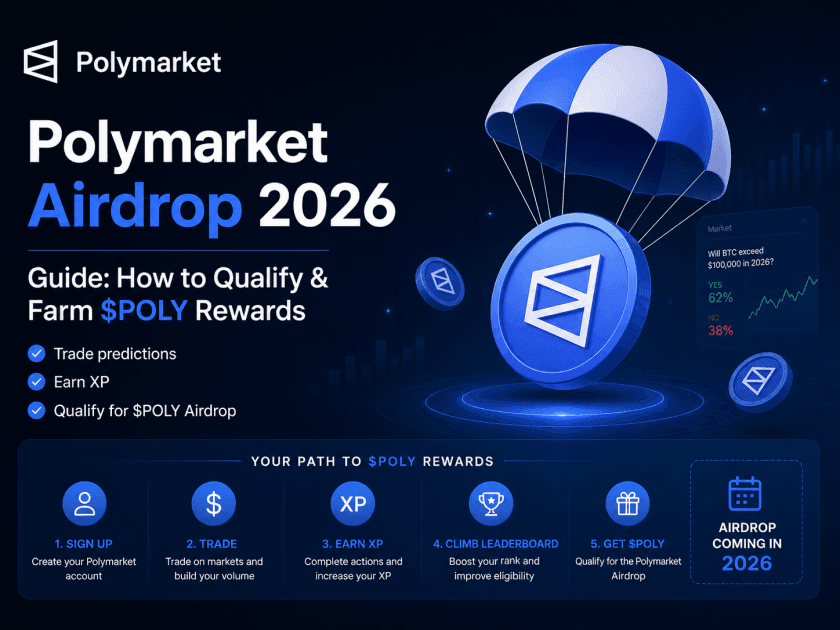 Polymarket Airdrop 2026: How to Farm $POLY Rewards β Complete Guide